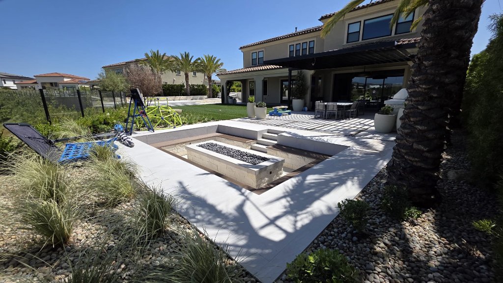 Professional landscaping equipment