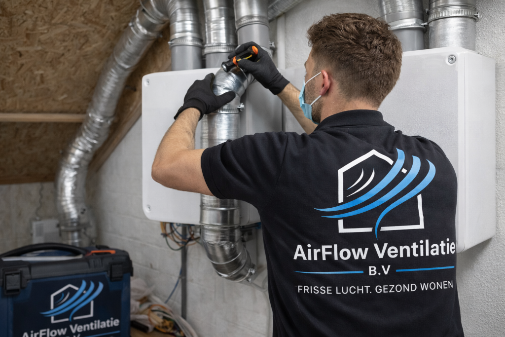 Nog geen ventilatie
