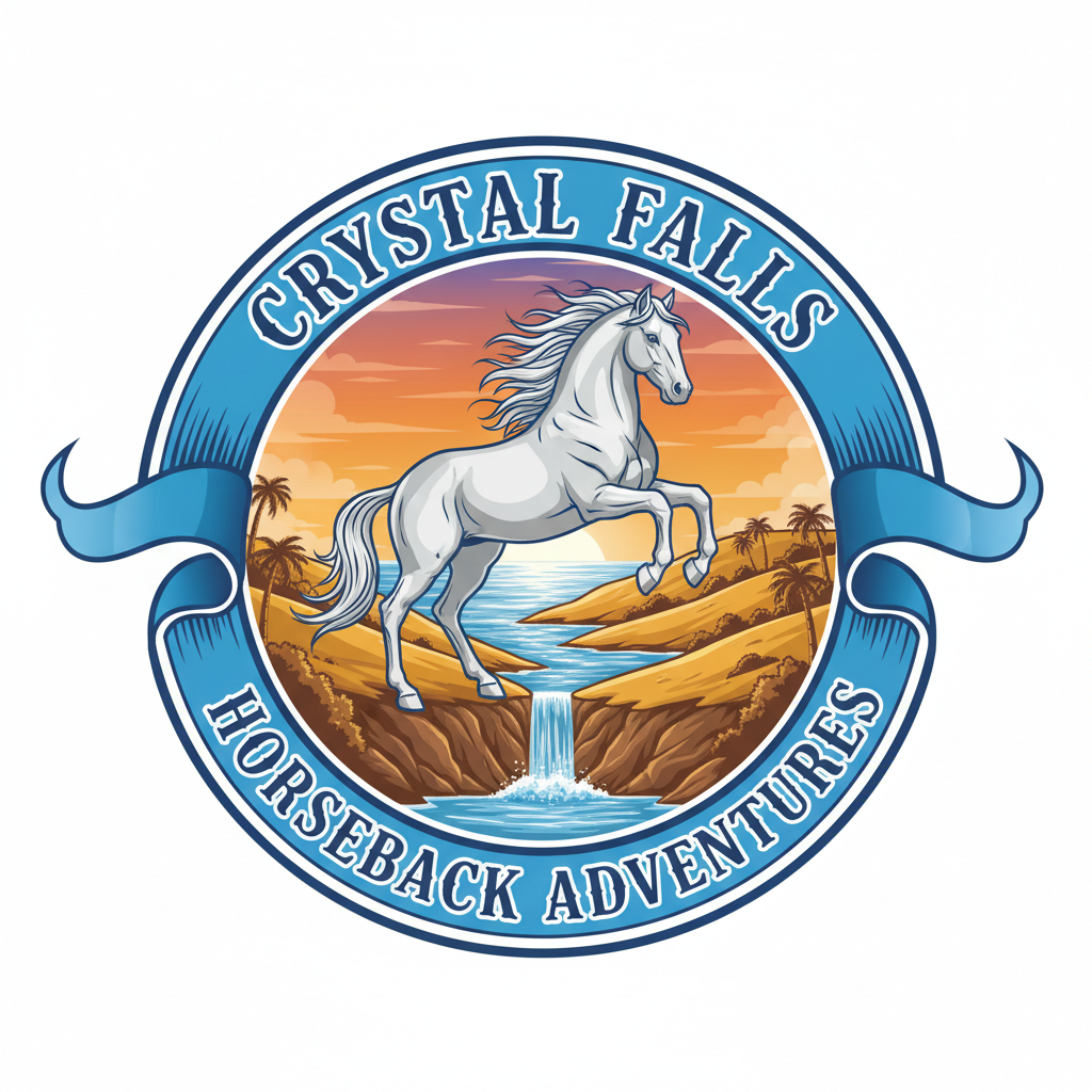 Crystal Falls Trail Rides logo