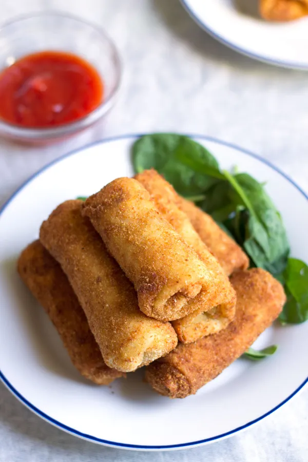 Delicious spring rolls