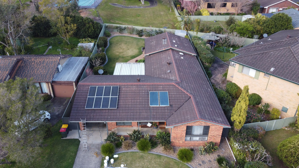 Tile Roof Before Restoration