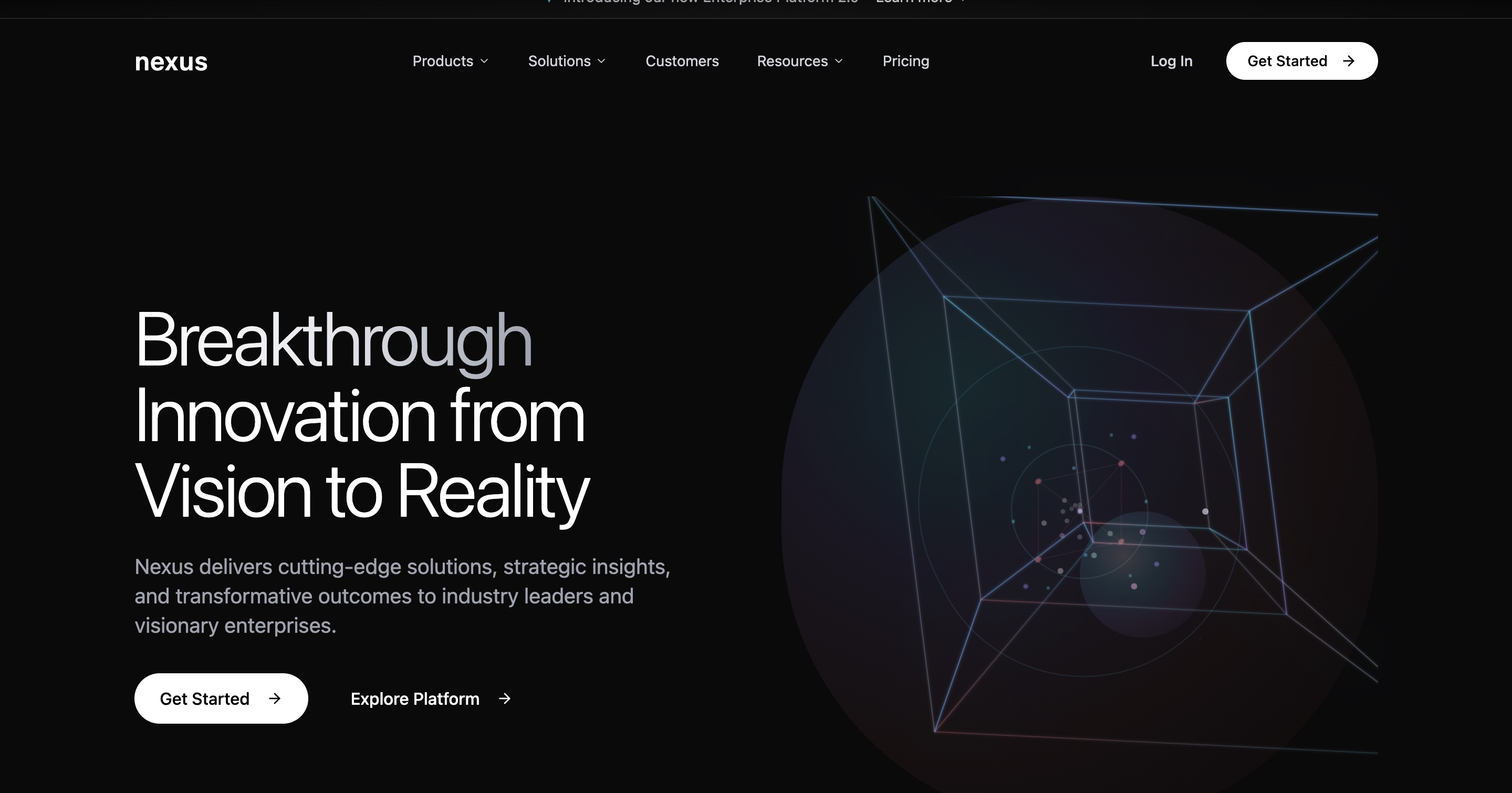 Software - 4D Website - High performanceldee template preview