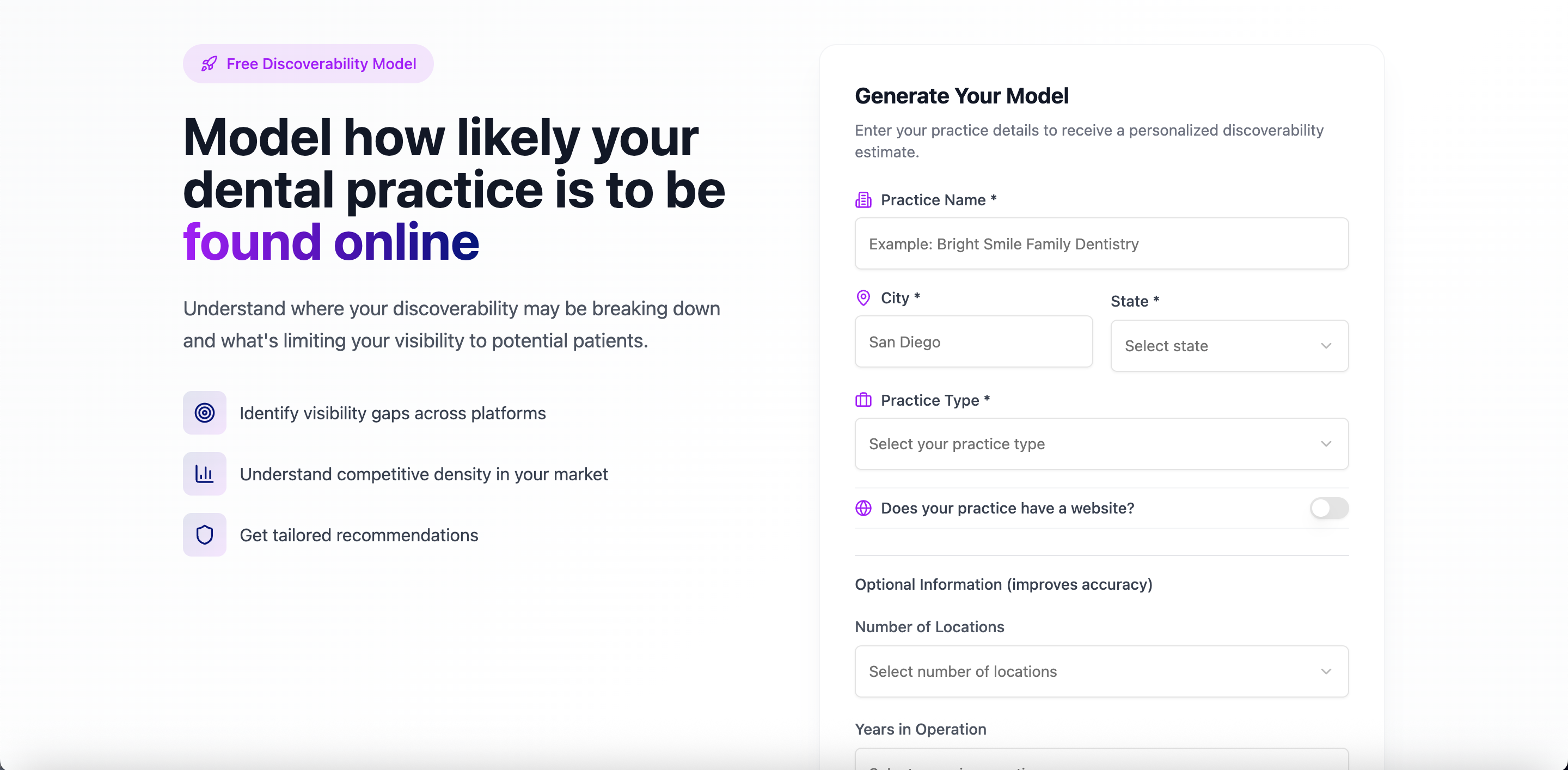 Visibility Engine (Public) template preview
