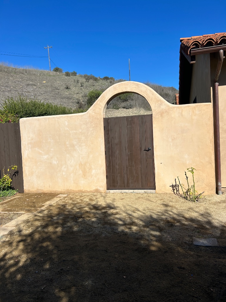 Courtyard Entrance Wall