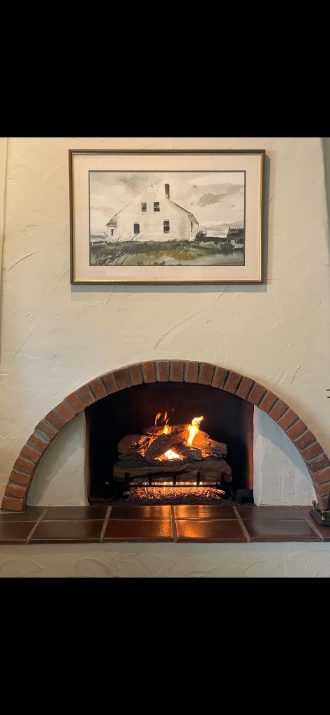 Classic Brick Arch Fireplace
