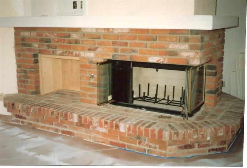 Classic Brick Fireplace Restoration