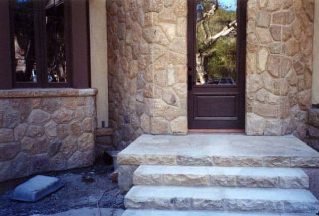 Natural Stone Entry Steps