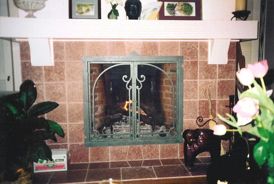 Mediterranean Chimney with Arched Detail