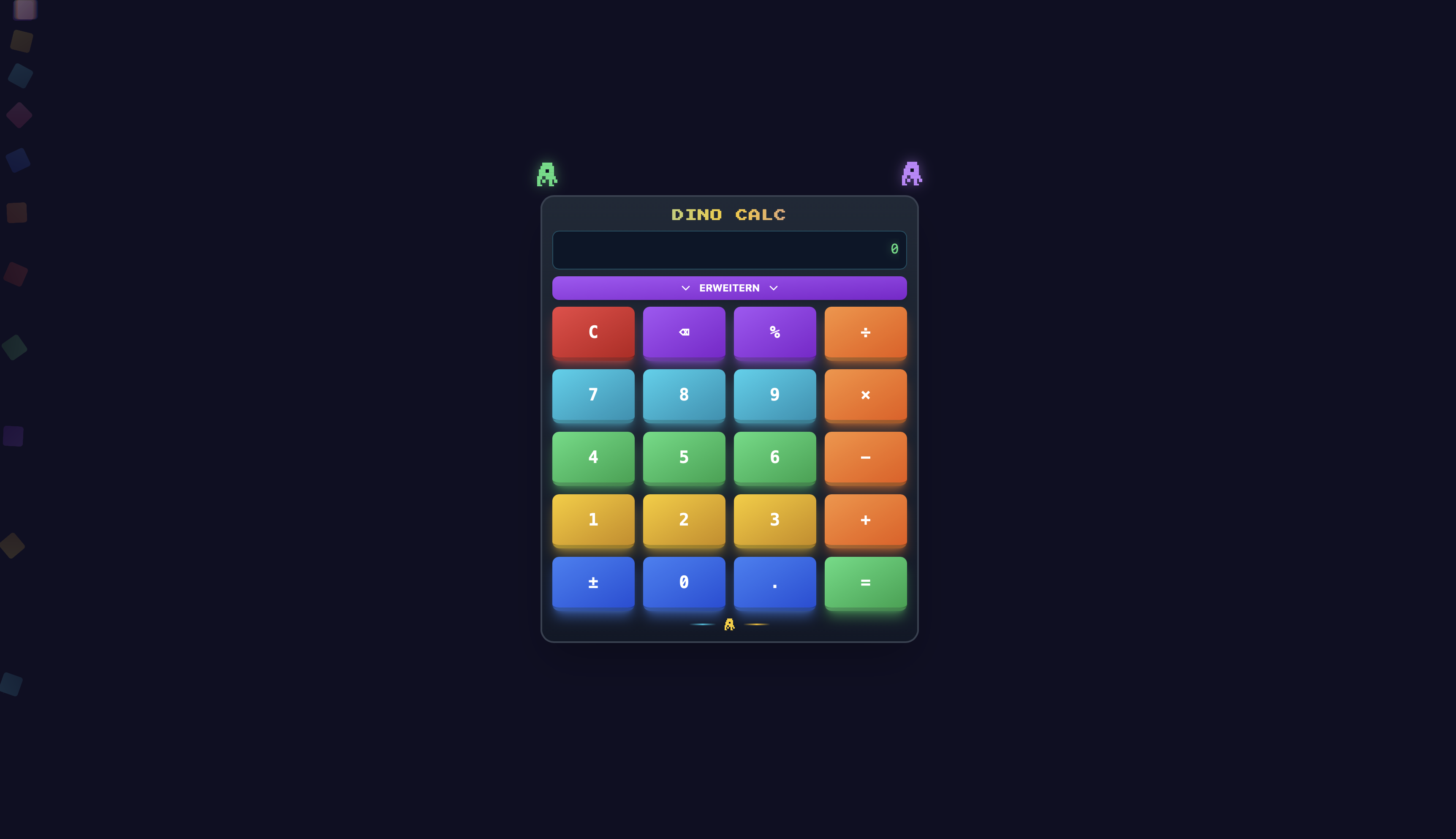 DinoCalc template preview