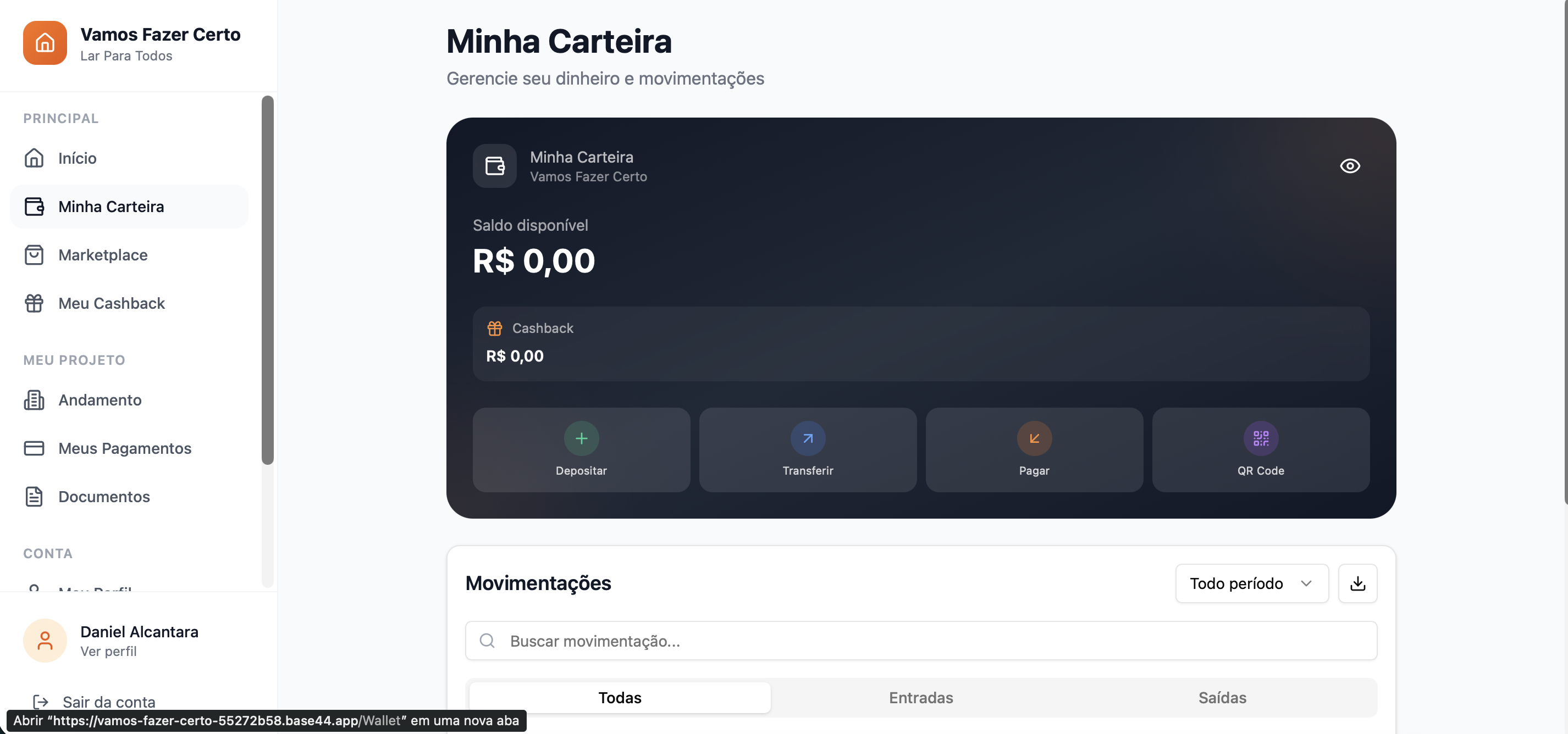 Lar para Todos template preview