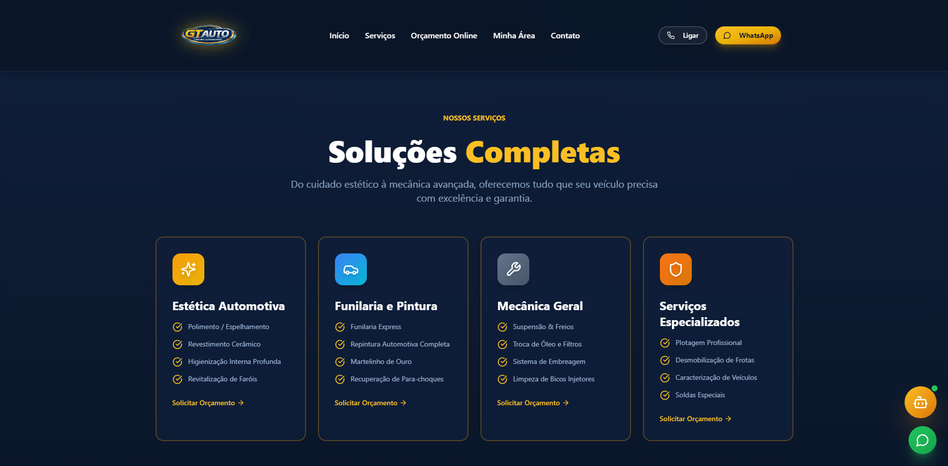 Funilaria e Pintura / Mecânica template preview