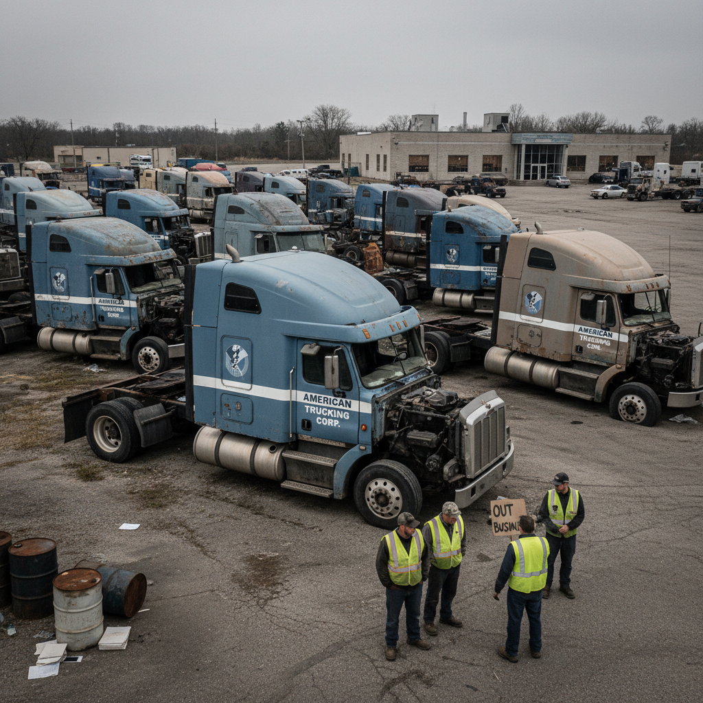 downgraded US trucking industry