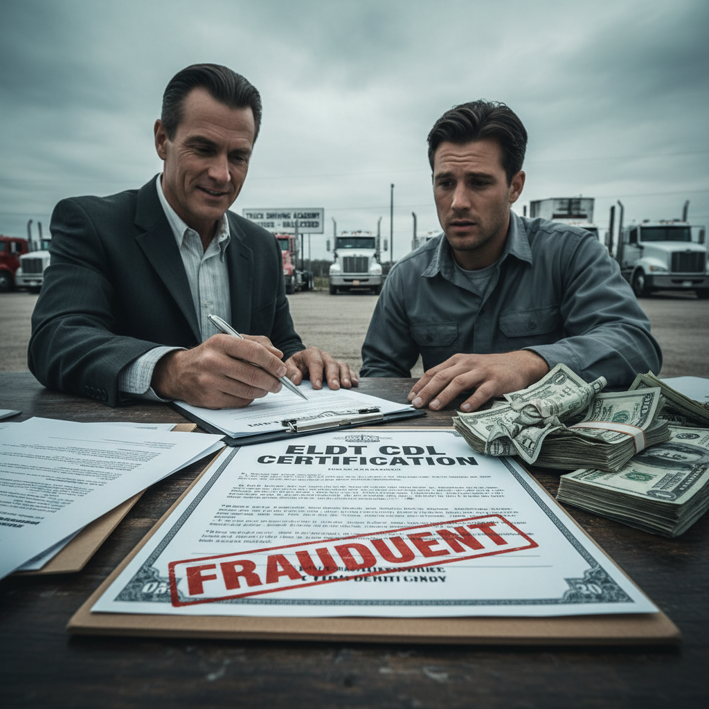 ELDT CDL swindle in US trucking