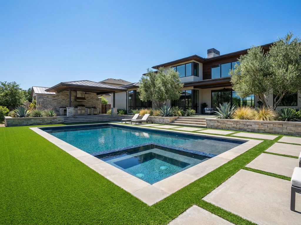 Luxury Pool Area