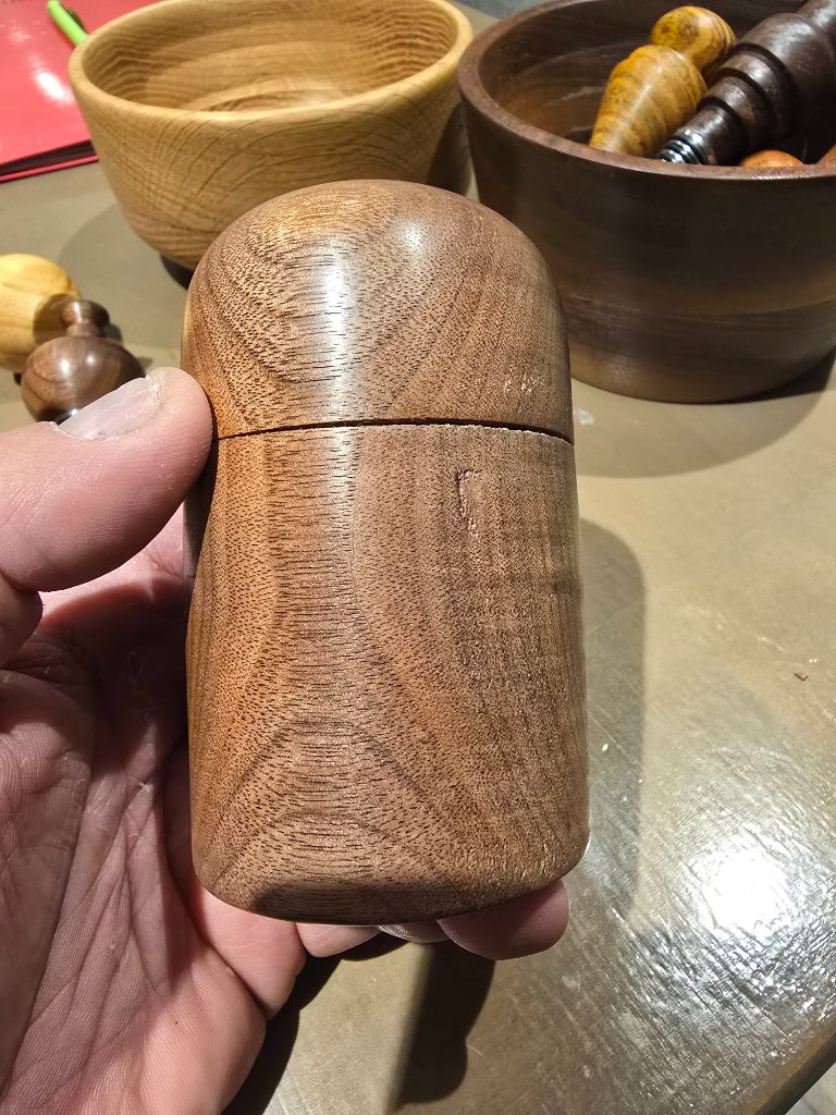 Dome-top box side view