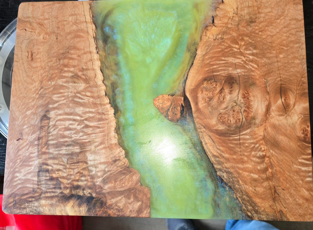 Maple & Resin Charcuterie Board