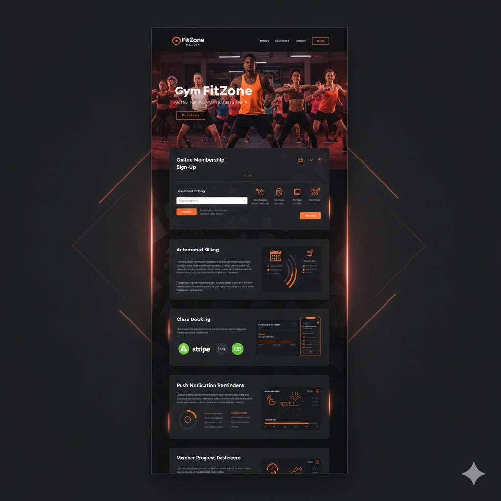 FitZone Palma website
