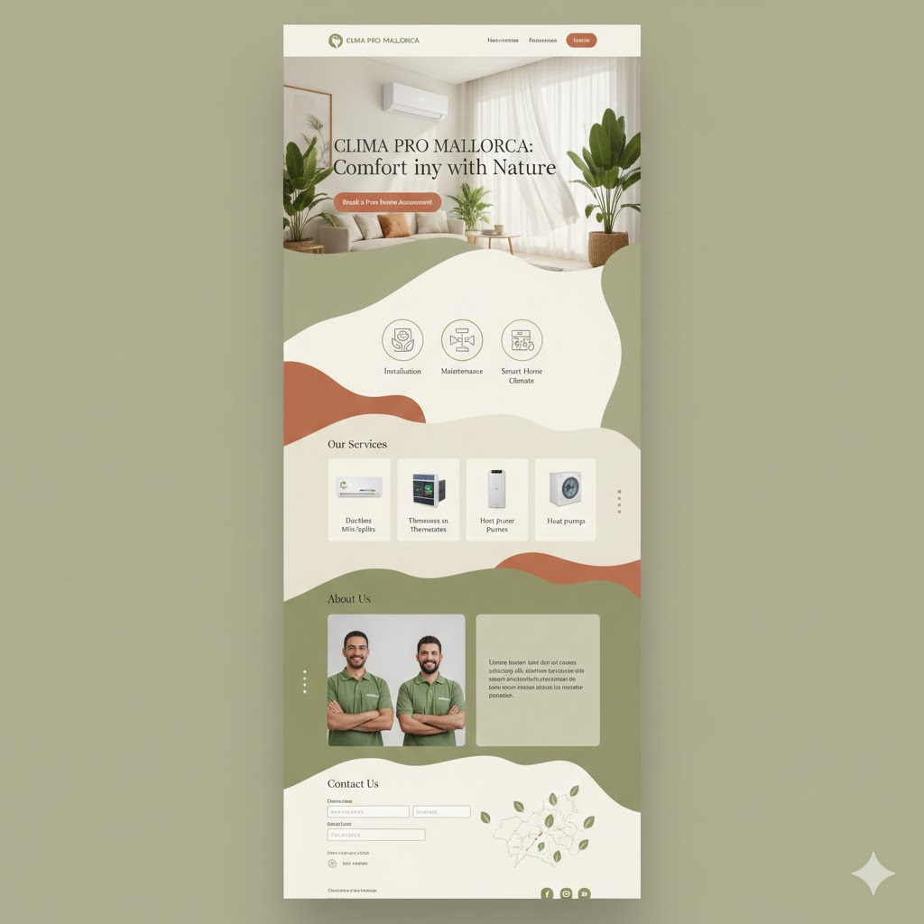 Clima Pro Mallorca website