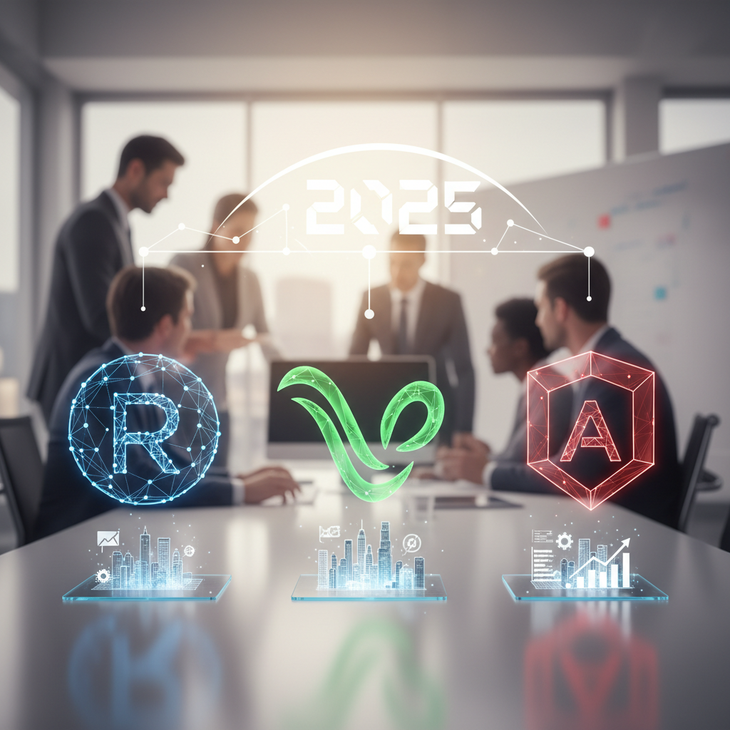 React vs Vue vs Angular: Comparación de Frameworks para 2025 - web-development article