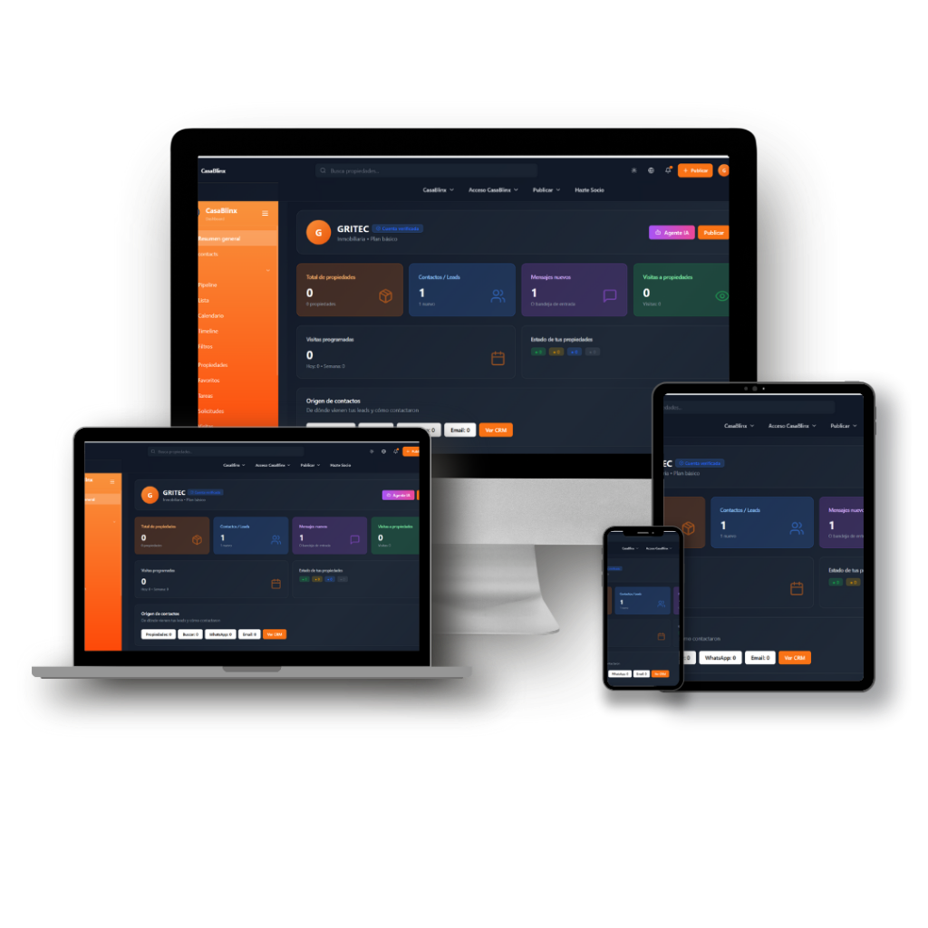 CasaBlinx Dashboard