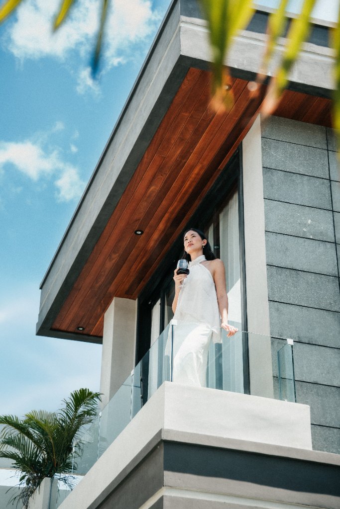 Luxury villa investment property in Bali with ocean views and modern architecture