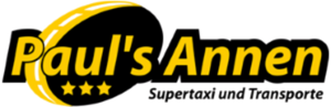 Taxi Limmattal Logo - Paul's Annen Supertaxi und Transporte - 24/7 Taxiservice Dietikon, Baden, Wettingen