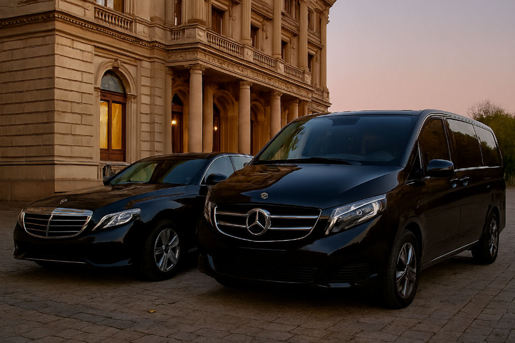 Schwarzer Mercedes-Benz Taxi - Premium Taxiservice im Limmattal