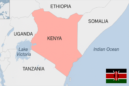 Kenya map