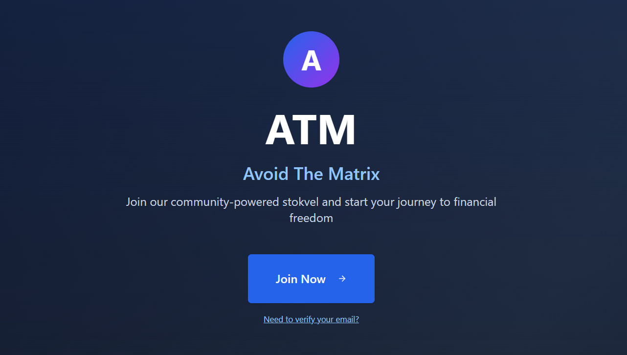 ATM Stokvel template preview