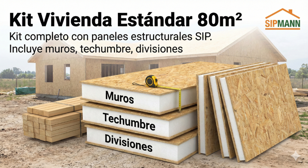 Kit Vivienda Estándar 80m²