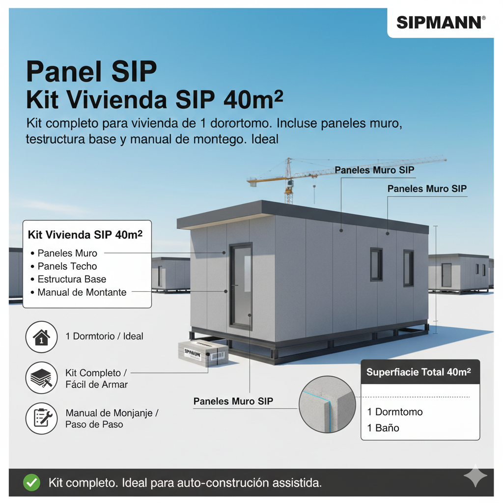 Kit Vivienda SIP 40m²
