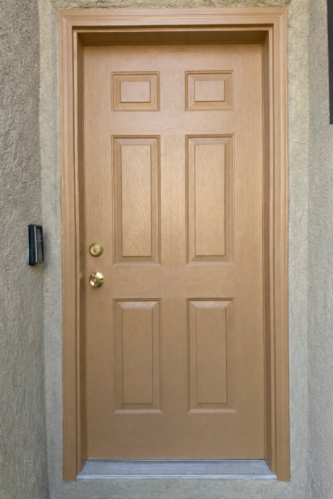 Modern Entry Door Transformation — before installation