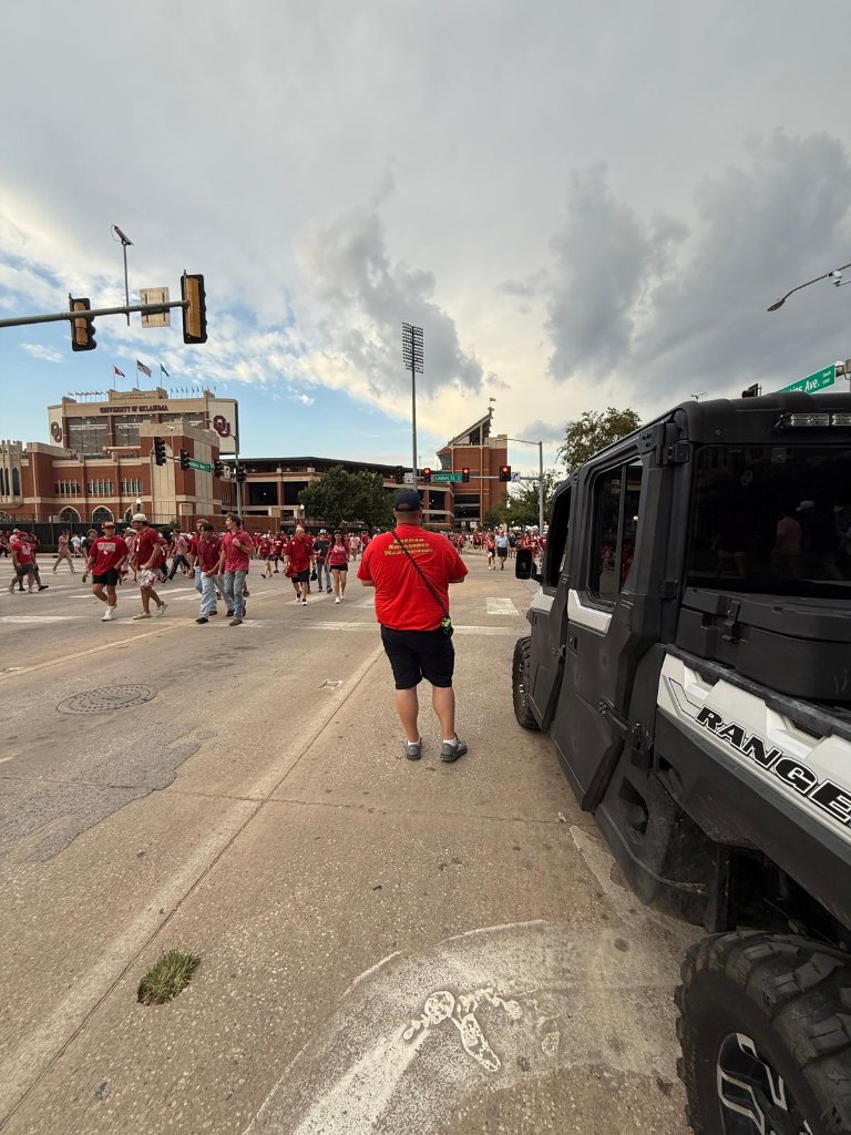 OU Football volunteer work 2