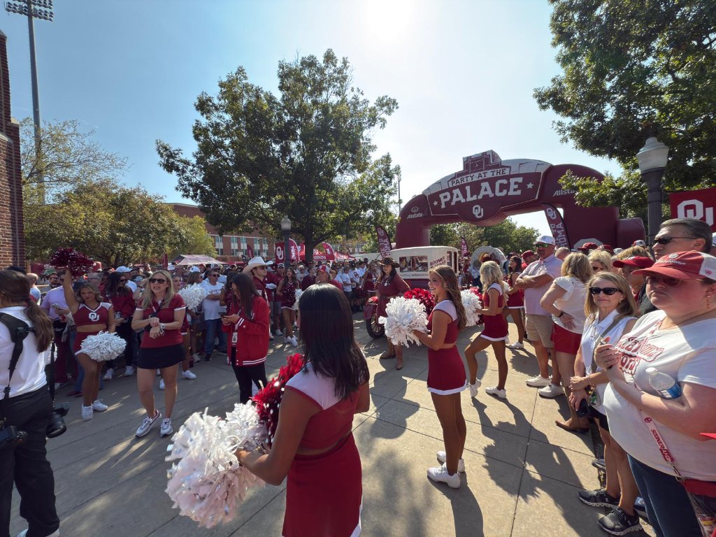 OU Football volunteer work 6