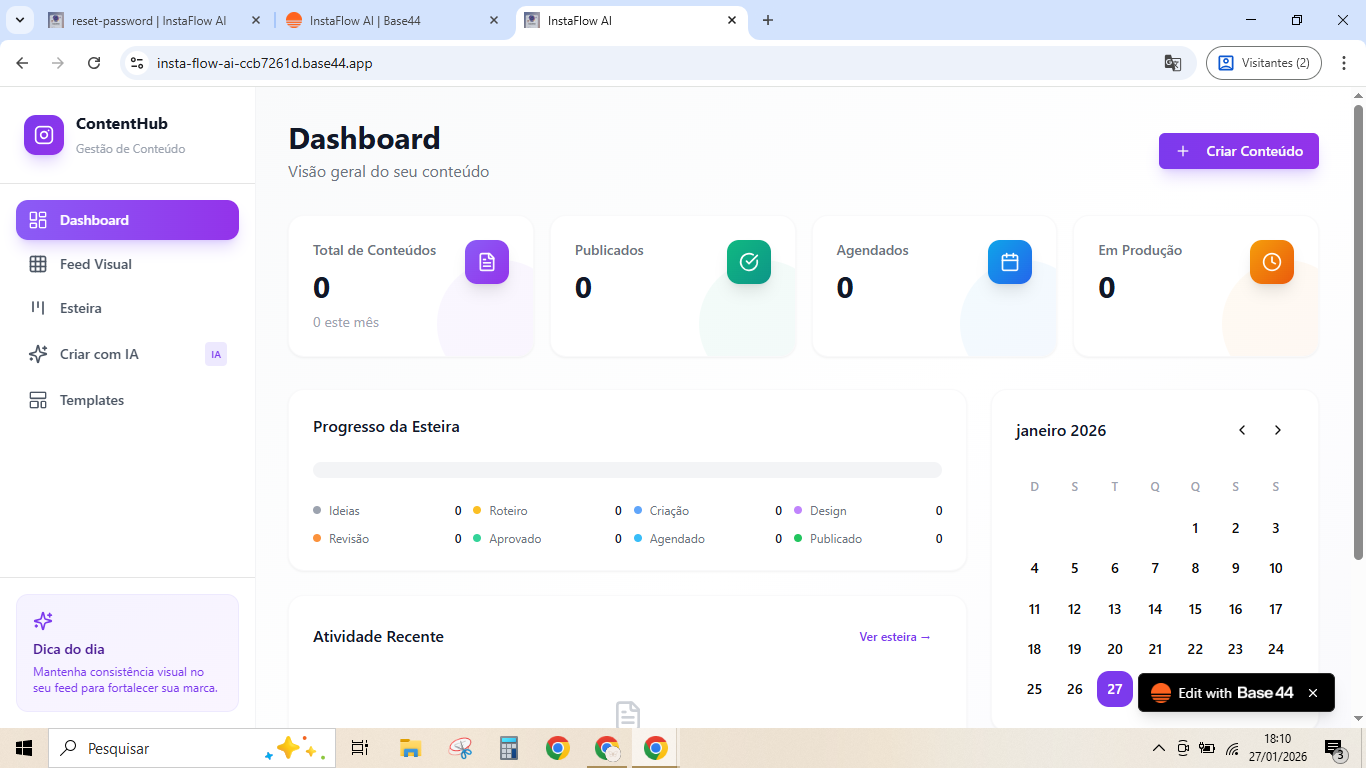 ContentHub template preview