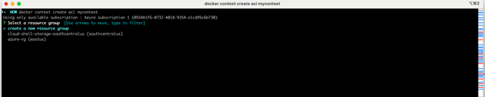 Docker Context Creation