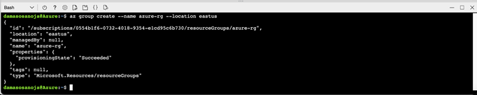 Create Resource Group Command