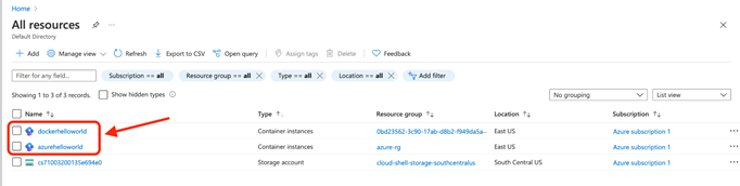 Azure All Resources