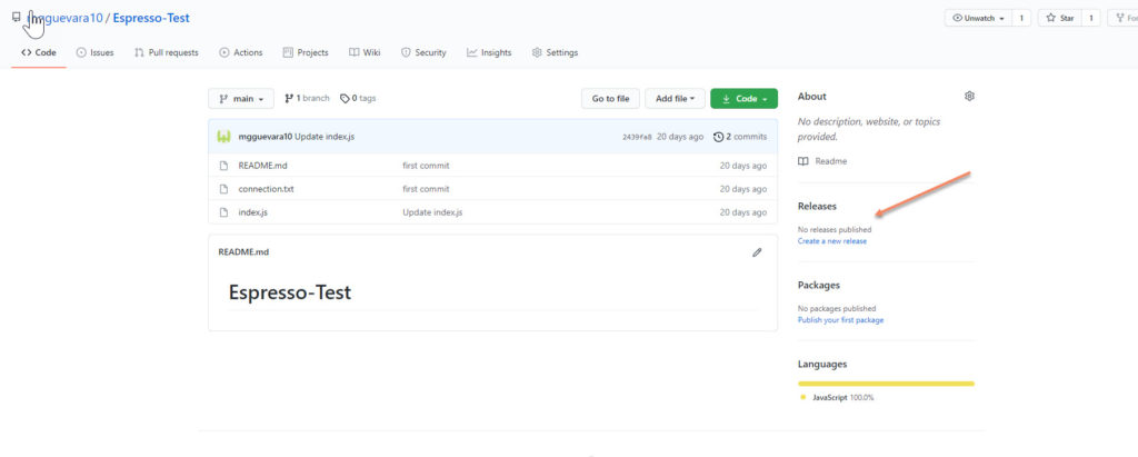GitHub Release Creation