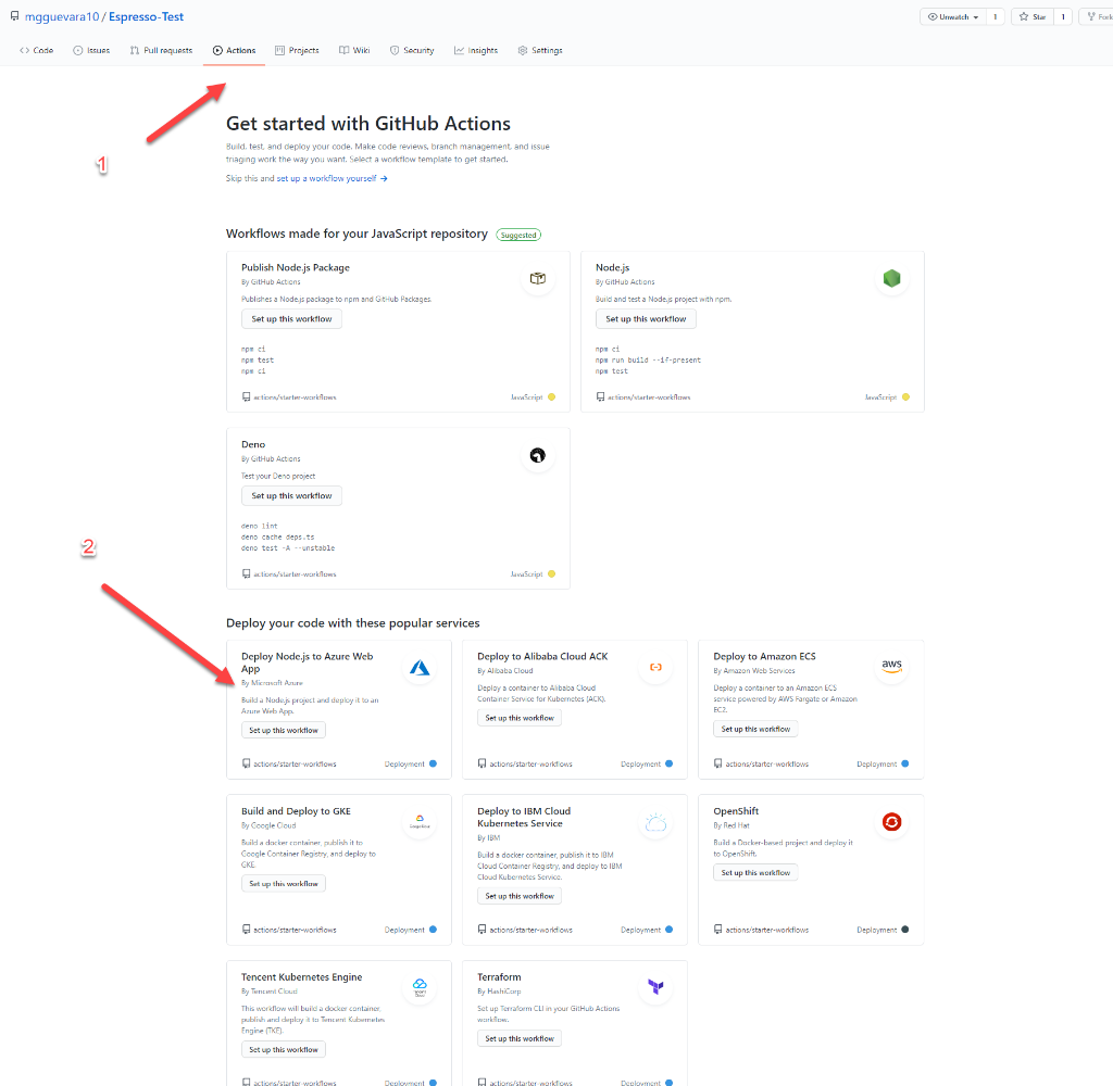 GitHub Actions Workflows