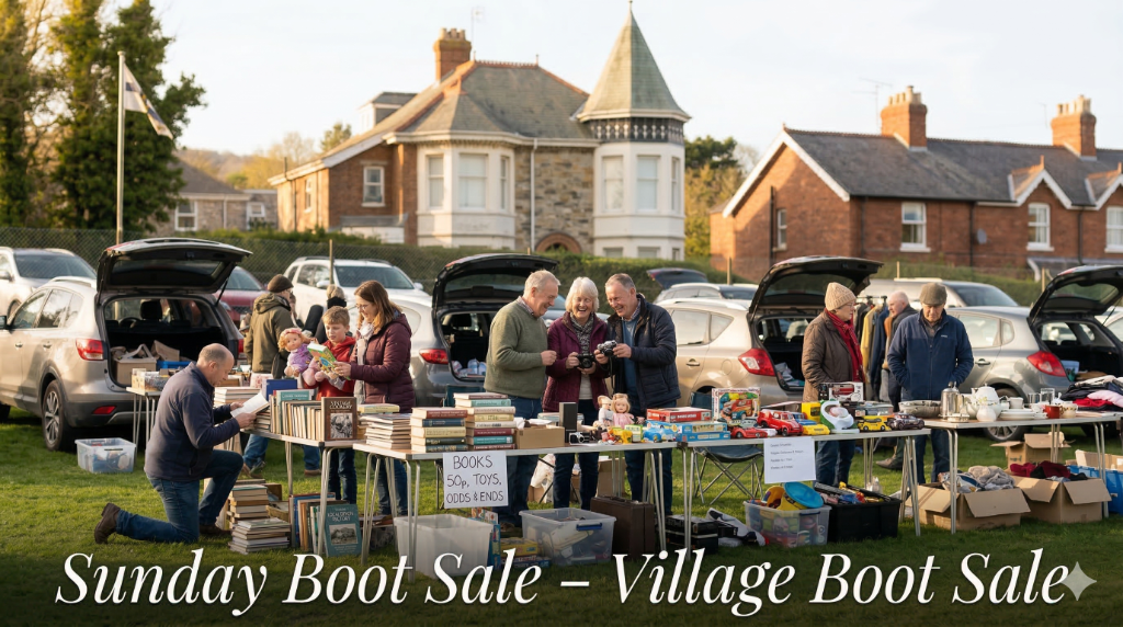 Boot sale stalls