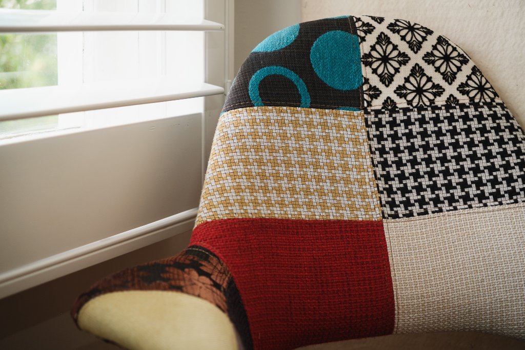 Patchwork textile detail