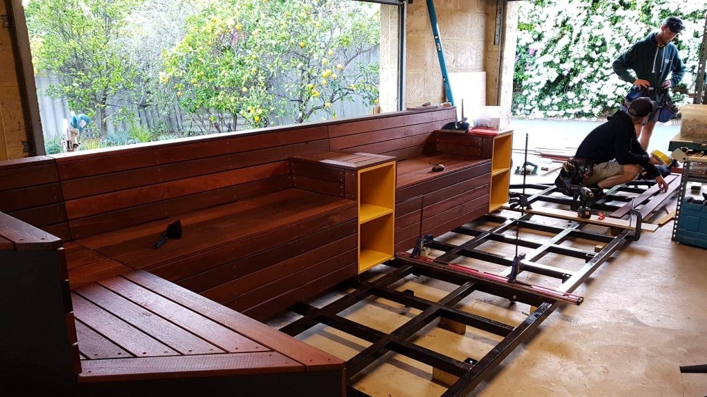 Outdoor Seating Construction – Perth