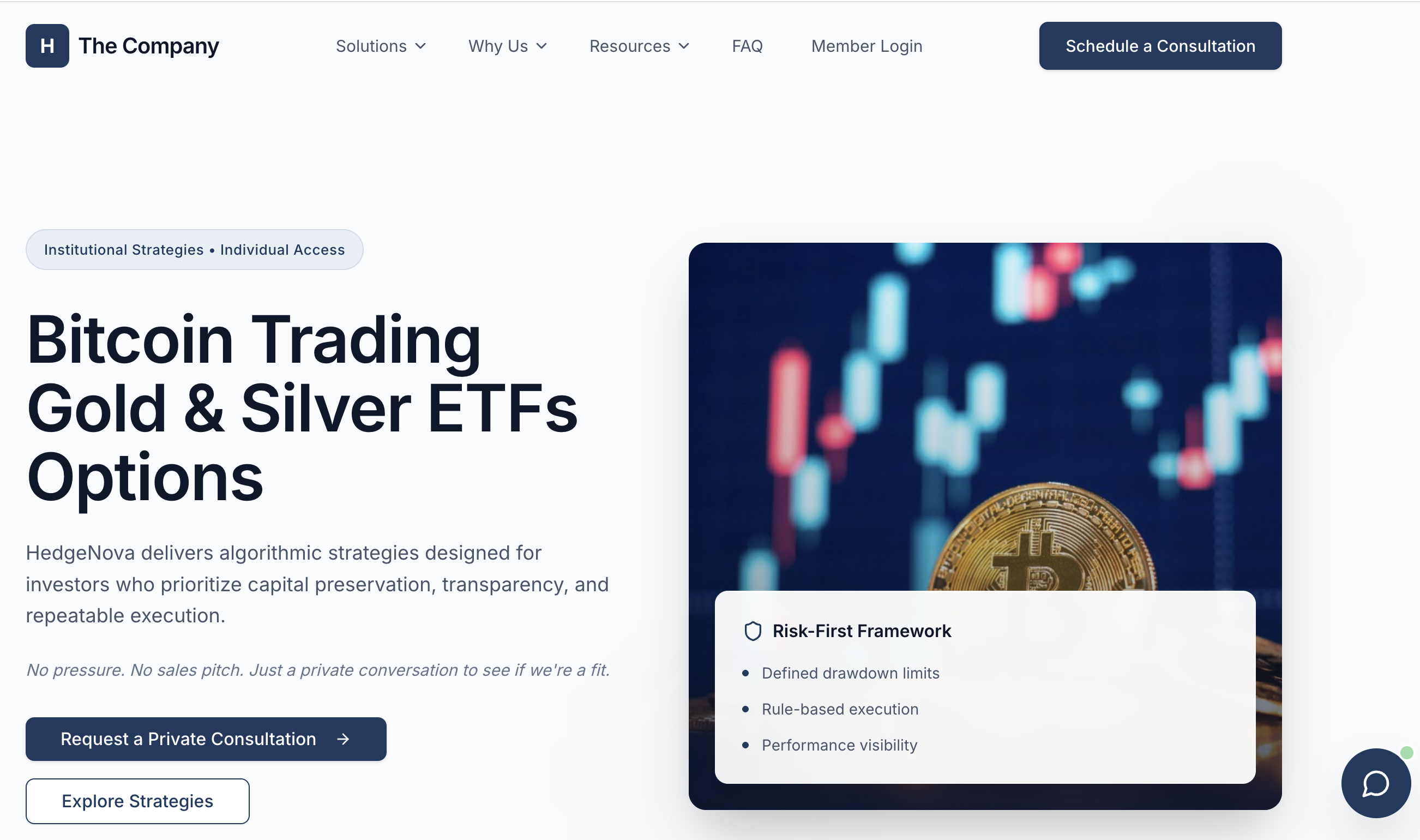 Fintech Startup Bitcoin Gold ETFs Stock Trading template preview