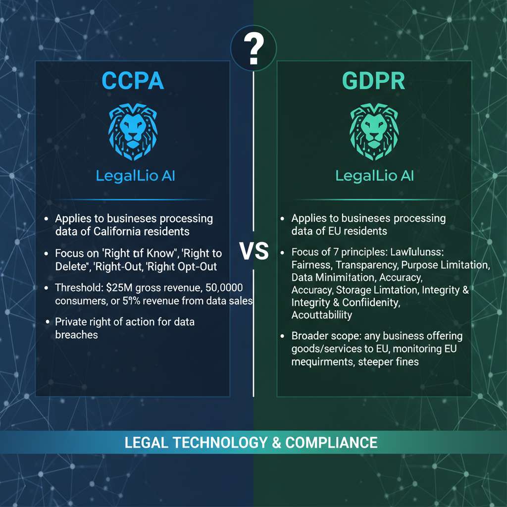 Understanding the Key Differences Between CCPA and GDPR