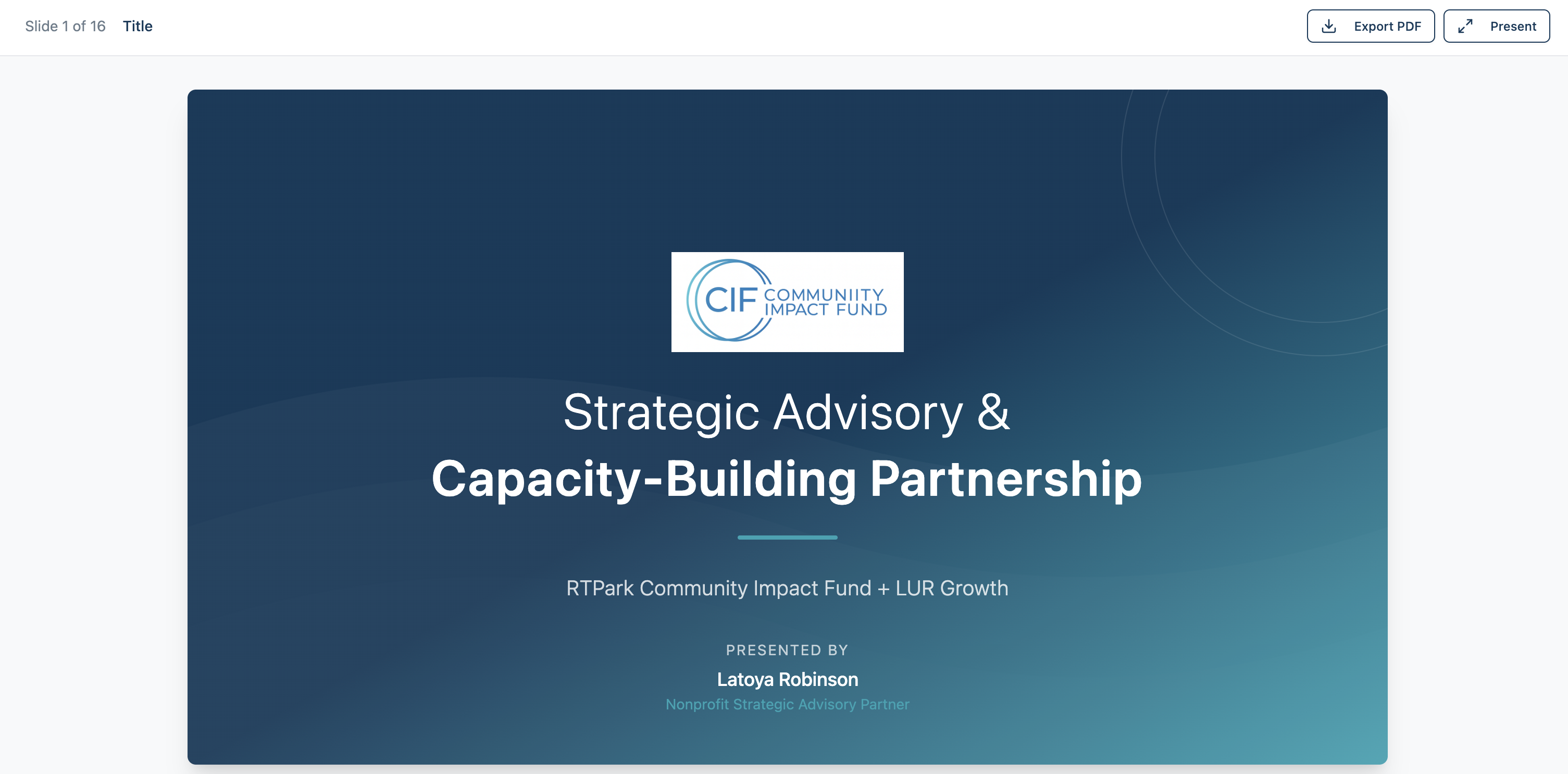 Proposal Slide-Deck template preview