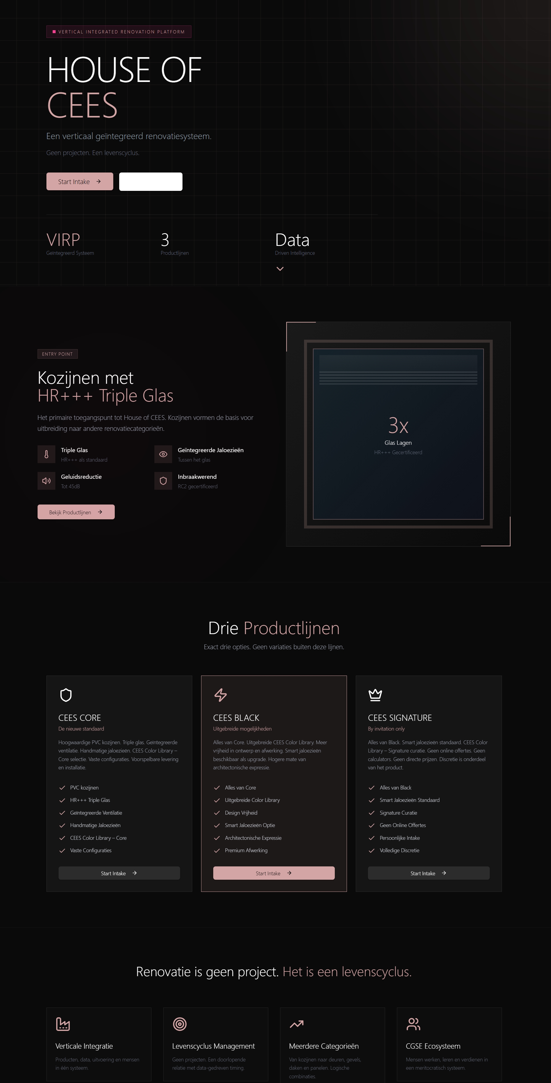 House of Cees VIRP template preview