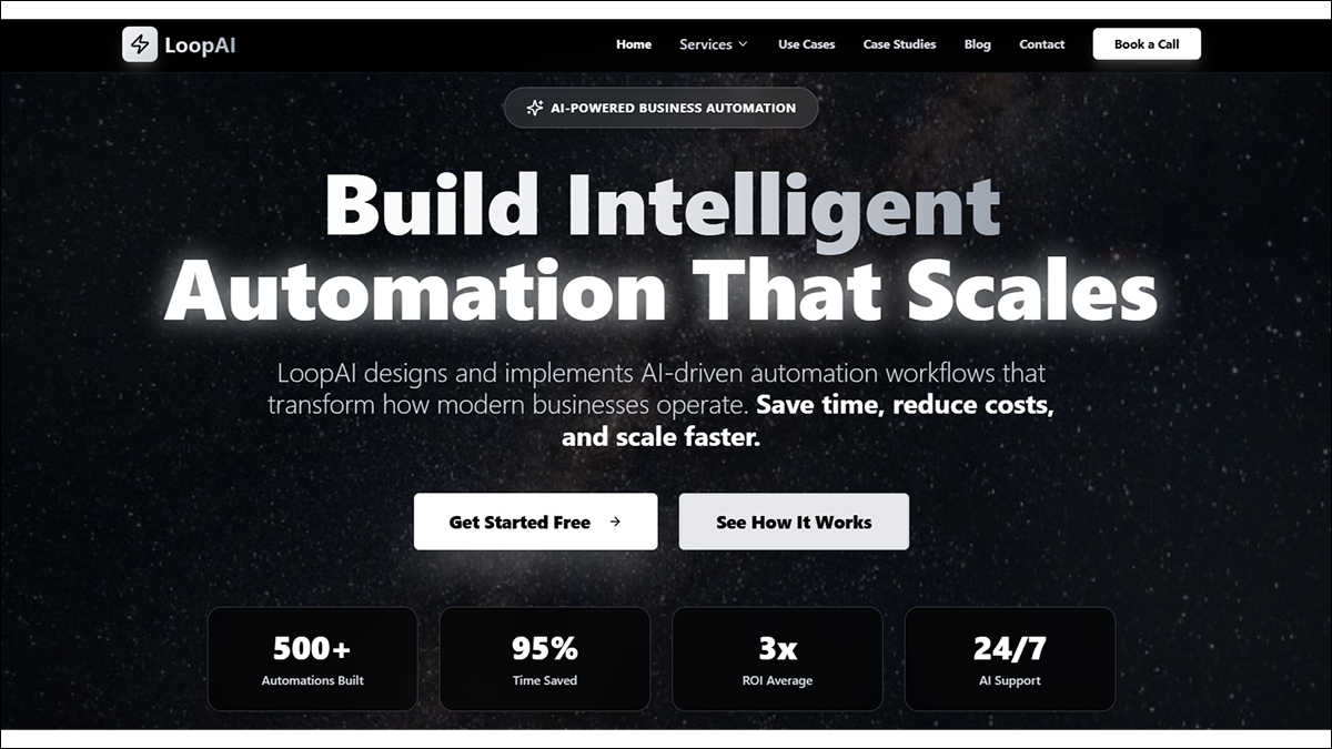LoopAI - Automation Studio & AI Workflow Builder template preview