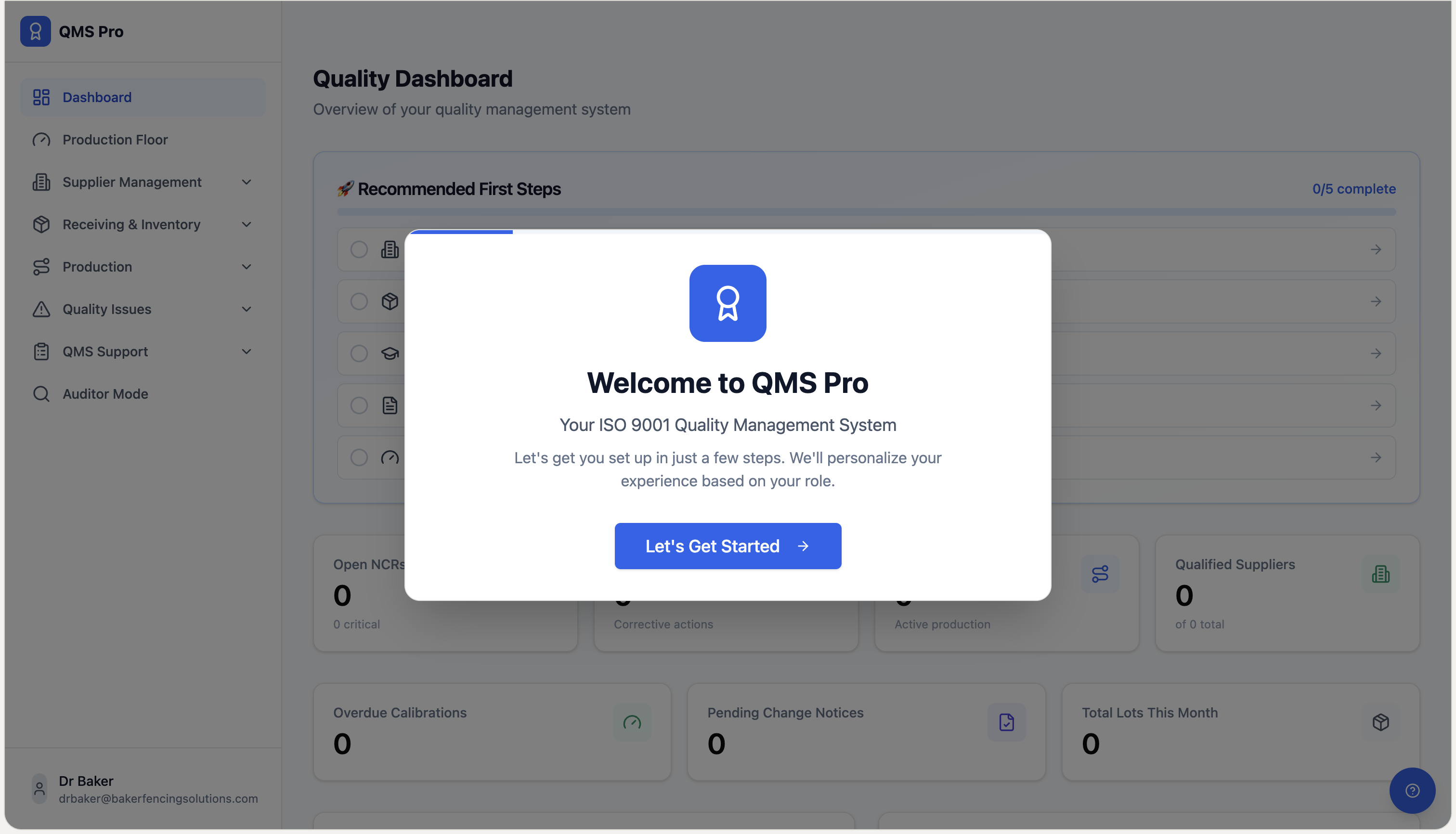 QMS_APP template preview