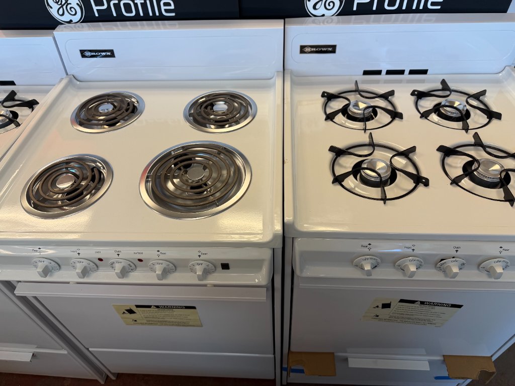 24 inch and 20 inch stove
